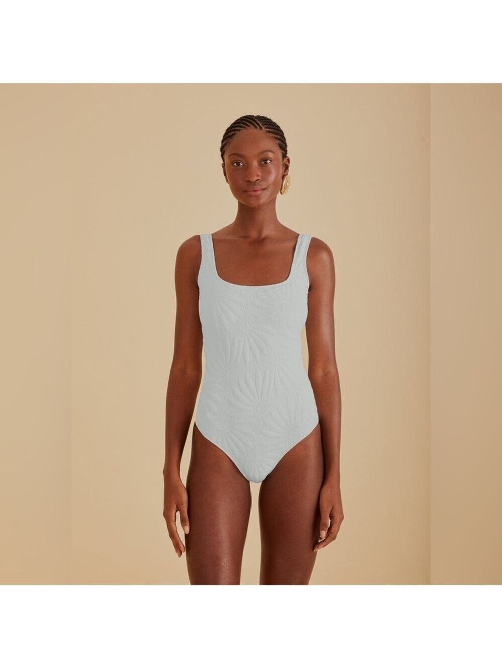 Farm Rio Banana Matelasse One Piece